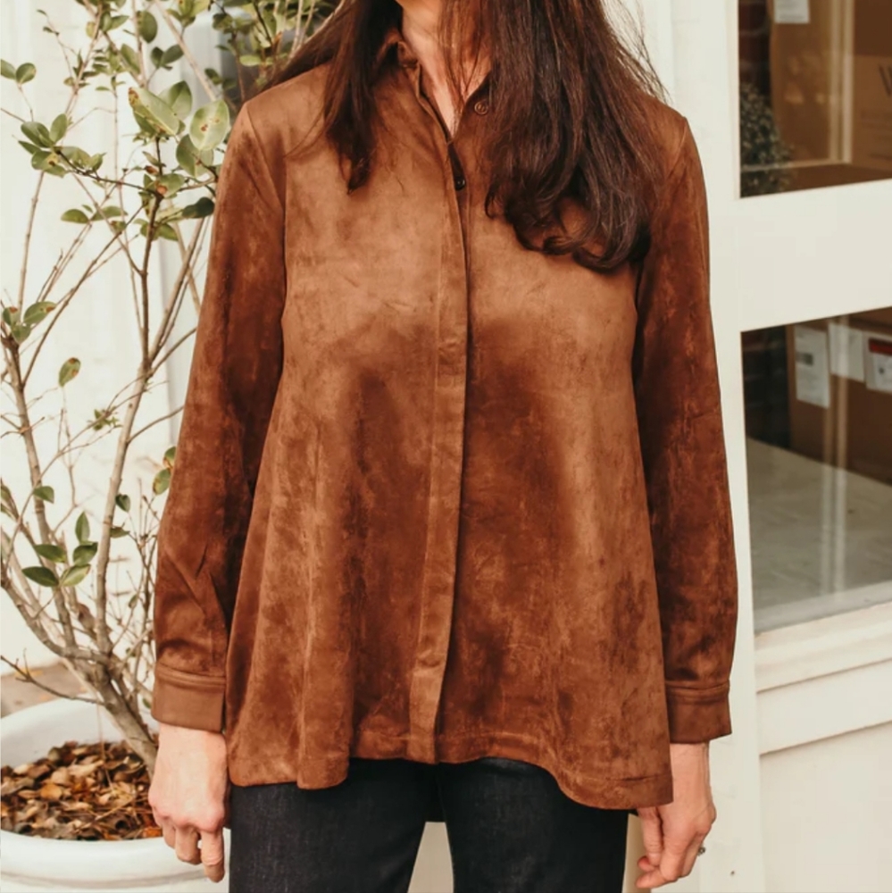Ravel Tunic in Brown Soft Size XL